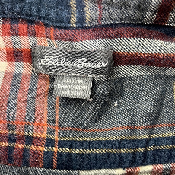 Eddie Bauer flannel shirt n99-6 - Picture 2 of 3